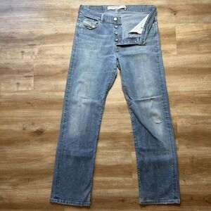 Vintage Diesel Kulter Jeans Men 34x32 Blue Relaxed Straight Made in Italy Y2K